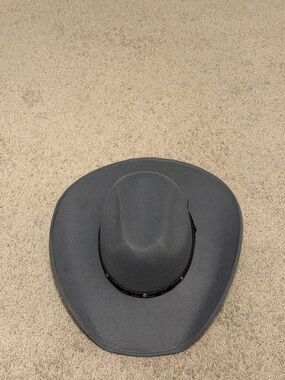 Loredo Wide-Brim Felt Cowboy Hat - Gray